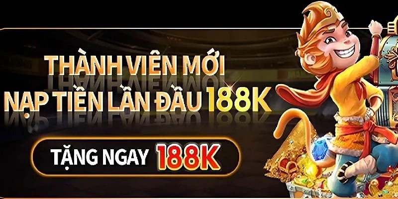 nạp lần đầu tặng 188k